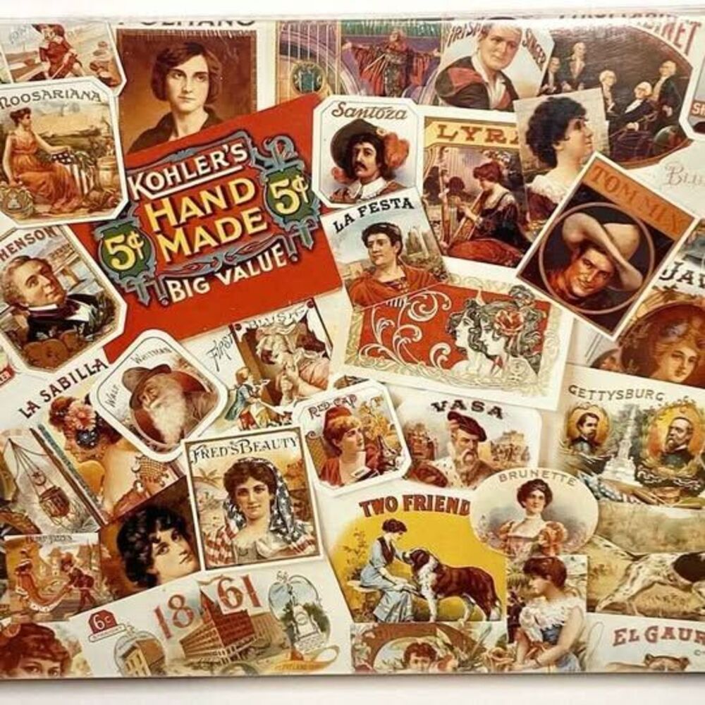 Springbok Vintage Cigar Labels Puzzle 500pcs NEW